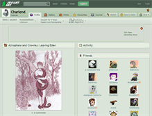 Tablet Screenshot of charlend.deviantart.com