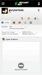 Mobile Screenshot of gorytori666.deviantart.com