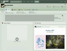 Tablet Screenshot of gorytori666.deviantart.com