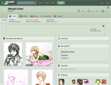 Tablet Screenshot of mitsuki-ichan.deviantart.com