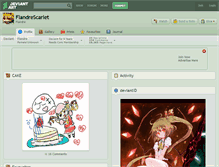 Tablet Screenshot of flandrescarlet.deviantart.com