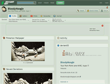Tablet Screenshot of bloodymoogle.deviantart.com