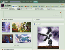 Tablet Screenshot of devinian.deviantart.com
