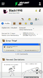 Mobile Screenshot of black1998.deviantart.com