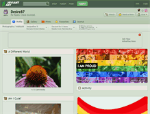 Tablet Screenshot of desire87.deviantart.com