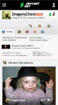 Mobile Screenshot of dragonschest.deviantart.com