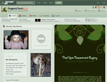 Tablet Screenshot of dragonschest.deviantart.com