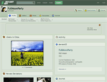 Tablet Screenshot of fullmoonparty.deviantart.com