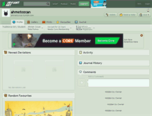 Tablet Screenshot of ahmetozcan.deviantart.com