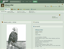 Tablet Screenshot of infosecwriter.deviantart.com