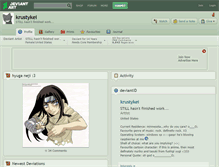 Tablet Screenshot of krustykei.deviantart.com