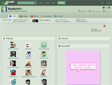 Tablet Screenshot of bluebelle01.deviantart.com
