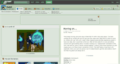 Desktop Screenshot of hutzil.deviantart.com