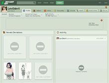 Tablet Screenshot of lewddevil.deviantart.com