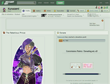 Tablet Screenshot of kunazami.deviantart.com