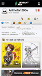 Mobile Screenshot of animefan2006.deviantart.com