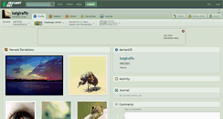 Desktop Screenshot of katgiraffe.deviantart.com