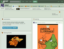 Tablet Screenshot of jakari.deviantart.com