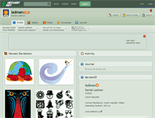 Tablet Screenshot of ladman.deviantart.com
