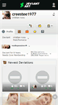 Mobile Screenshot of creestee1977.deviantart.com