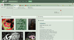 Desktop Screenshot of fallingrane.deviantart.com