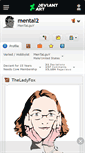 Mobile Screenshot of mental2.deviantart.com