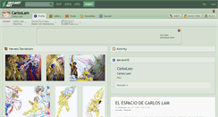 Desktop Screenshot of carloslam.deviantart.com