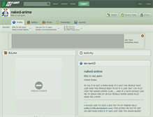 Tablet Screenshot of naked-anime.deviantart.com