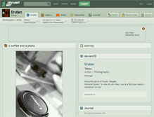 Tablet Screenshot of erutan.deviantart.com