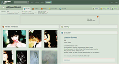 Desktop Screenshot of crimson-flowers.deviantart.com
