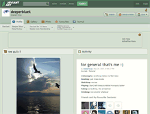 Tablet Screenshot of deeperbluek.deviantart.com