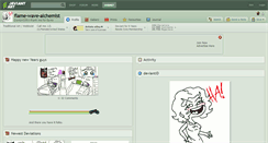 Desktop Screenshot of flame-wave-alchemist.deviantart.com