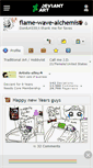 Mobile Screenshot of flame-wave-alchemist.deviantart.com