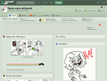 Tablet Screenshot of flame-wave-alchemist.deviantart.com