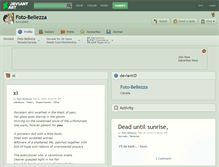 Tablet Screenshot of foto-bellezza.deviantart.com
