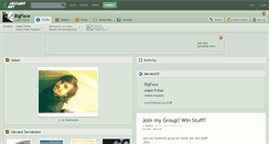 Desktop Screenshot of bigface.deviantart.com