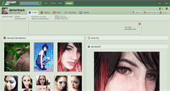 Desktop Screenshot of darkerblack.deviantart.com