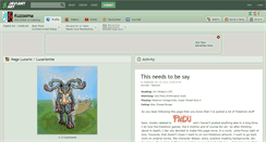Desktop Screenshot of kuzooma.deviantart.com