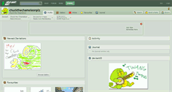 Desktop Screenshot of chuckthechameleonplz.deviantart.com