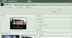 Desktop Screenshot of ice-wulf.deviantart.com