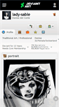 Mobile Screenshot of lady-sable.deviantart.com