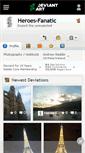 Mobile Screenshot of heroes-fanatic.deviantart.com