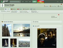 Tablet Screenshot of heroes-fanatic.deviantart.com