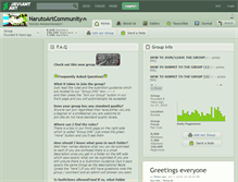 Tablet Screenshot of narutoartcommunity.deviantart.com