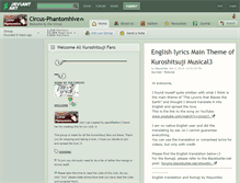 Tablet Screenshot of circus-phantomhive.deviantart.com