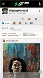 Mobile Screenshot of missingmymind.deviantart.com