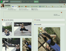 Tablet Screenshot of irenthel.deviantart.com