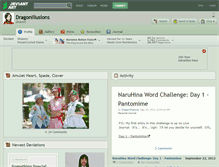 Tablet Screenshot of dragonillusions.deviantart.com