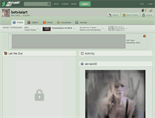 Tablet Screenshot of bets4alart.deviantart.com