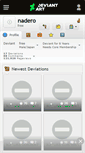 Mobile Screenshot of nadero.deviantart.com
